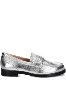 Clarks Originals: Серебристые лоферы 