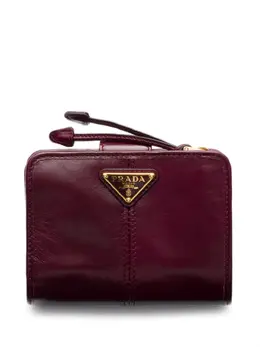 Prada: Бордовый кошелёк 