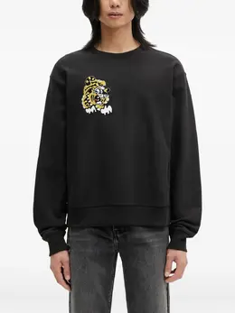 Kenzo: Чёрный свитшот  Tiger