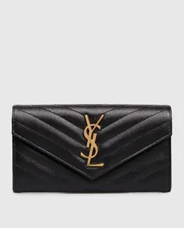 Saint Laurent: Чёрный кошелёк 