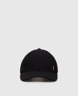 Saint Laurent: Чёрная кепка 