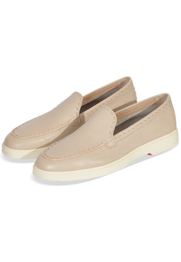 SANTONI: Бежевые лоферы 
