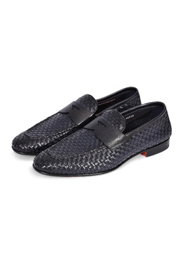 SANTONI: Синие туфли 