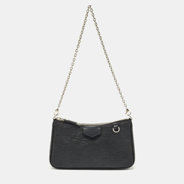 Louis Vuitton: Чёрная сумка  Épi