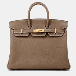 Hermes: Коричневая сумка  Birkin 25