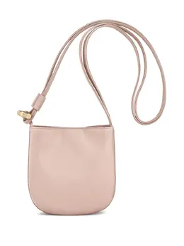 Longchamp: Розовая сумка  Roseau
