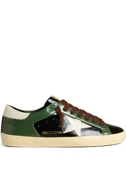 Golden Goose: Тёмные кроссовки  Super Star