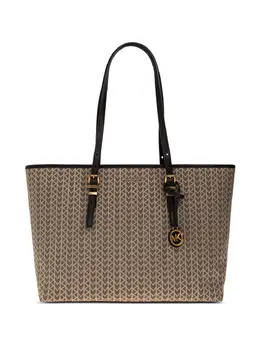 Michael Michael Kors: Бежевая сумка-шоппер 