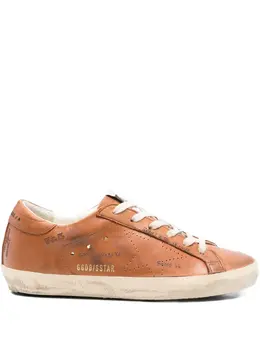 Golden Goose: Коричневые кроссовки  Super Star