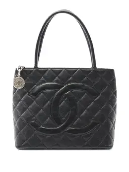 CHANEL Pre-Owned: Чёрная сумка 