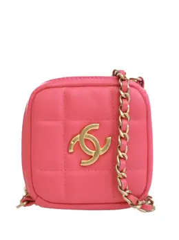 CHANEL Pre-Owned: Розовый клатч 
