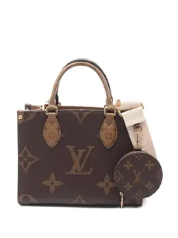 Louis Vuitton Pre-Owned: Коричневая сумка-шоппер 