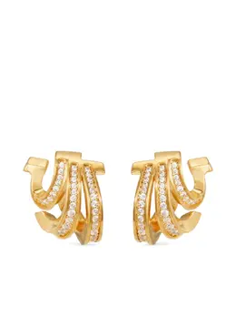Ferragamo: Серьги  Gancini