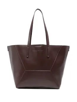 Brunello Cucinelli: Коричневая сумка-шоппер 
