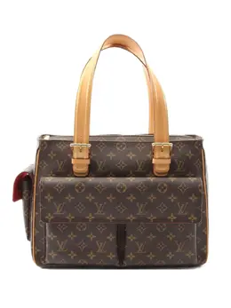 Louis Vuitton Pre-Owned: Коричневая сумка-шоппер 