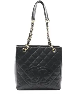 CHANEL Pre-Owned: Чёрная сумка 