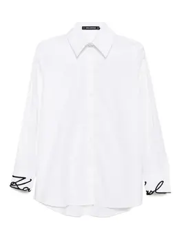 Karl Lagerfeld: Рубашка  Signature с манжетами