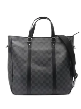Louis Vuitton Pre-Owned: Чёрная сумка-шоппер 