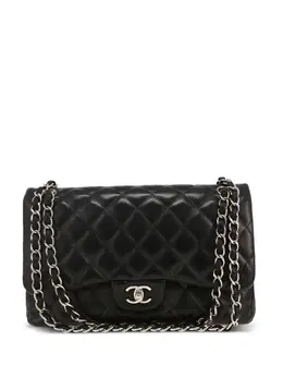 CHANEL Pre-Owned: Чёрная сумка через плечо 