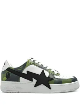 A BATHING APE®: Белые кроссовки 