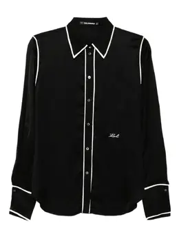Karl Lagerfeld: Чёрная блуза 