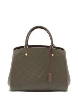 Louis Vuitton Pre-Owned: Зелёная сумка 