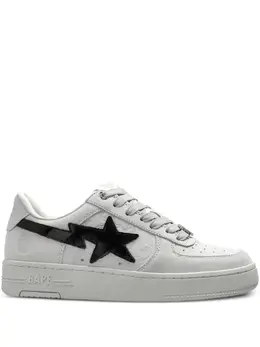 A BATHING APE®: Белые кроссовки 
