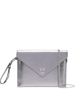 PINKO: Серебристый клатч 