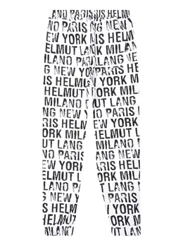 Helmut Lang: Брюки с принтом 