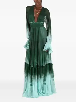 Roberto Cavalli: Платье с оборками 