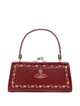 Vivienne Westwood: Коричневая сумка-шоппер  Orb