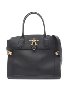 Louis Vuitton Pre-Owned: Чёрная сумка-шоппер 