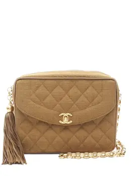 CHANEL Pre-Owned: Сумка цвета хаки 