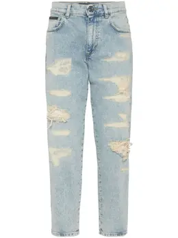 Philipp Plein: Рваные джинсы 