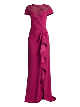 Tadashi Shoji: Плиссированное платье 