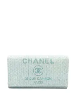 CHANEL Pre-Owned: Голубой кошелёк 