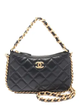 CHANEL Pre-Owned: Чёрная сумка 
