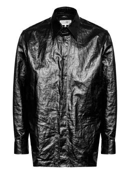MM6 Maison Margiela: Чёрная рубашка 