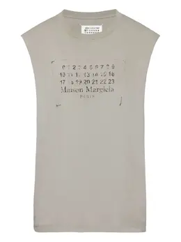 Maison Margiela: Топ с принтом 