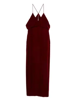 TOM FORD: Бархатное платье 