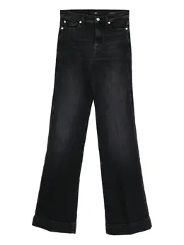 7 For All Mankind: Расклешённые джинсы 