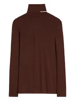 Jil Sander: Коричневая футболка 