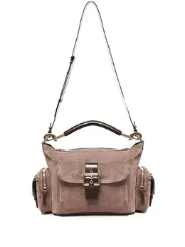 Chloé: Бежевая сумка через плечо 