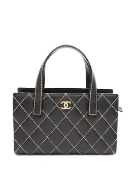 CHANEL Pre-Owned: Чёрная сумка 