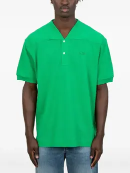 Lacoste: Зелёное поло 