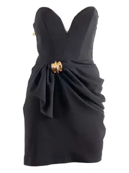 Elisabetta Franchi: Драпированное платье 