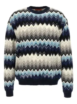 Missoni: Голубой свитер 