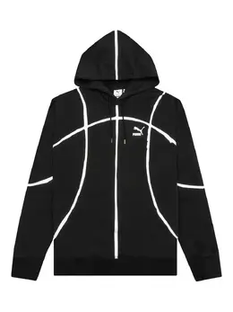 PUMA: Чёрная толстовка 