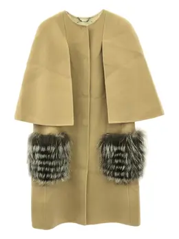 Fendi Pre-Owned: Бежевый плащ 
