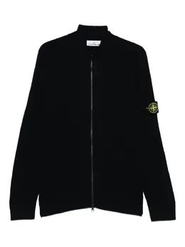 Stone Island: Синий кардиган 